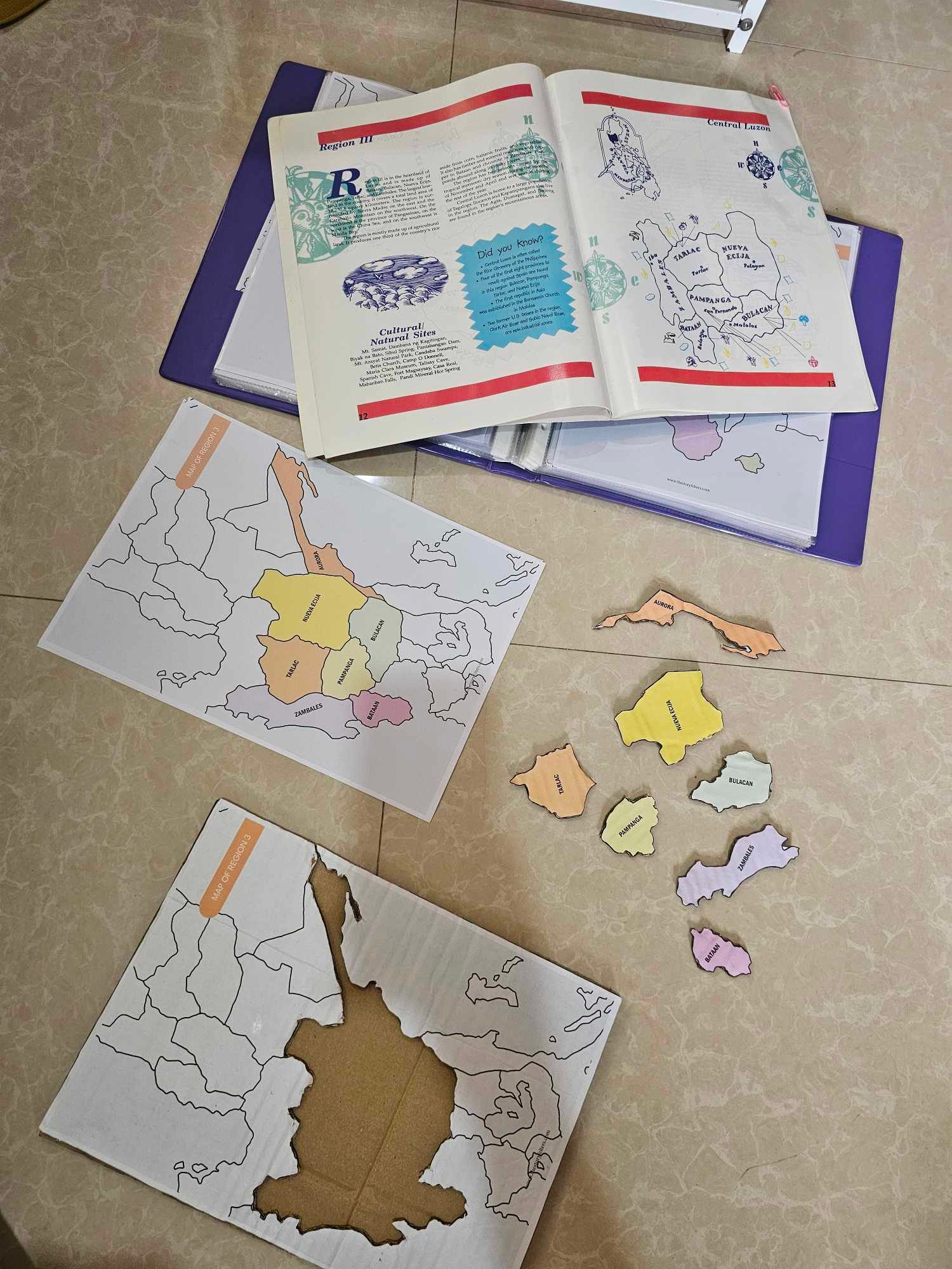 Region 3 Mapwork